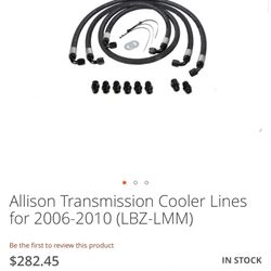 06-10 Chevy Duramax Fleece Trans Lines