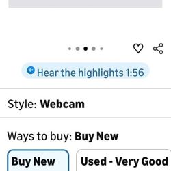 Logitech HD Laptop Webcam C615 with Fold-and-Go Design, 360-Degree Swivel, 1080p Camera