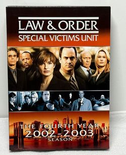 Law & Order SVU Special Victims Unit Season 4 The Fourth Year 5 DVD Box Set