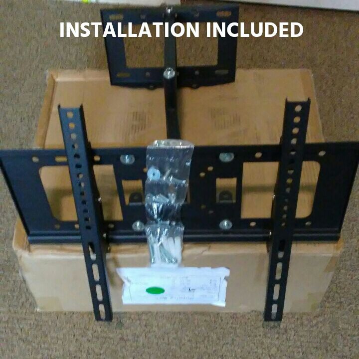 Tv wall mount full motion universal 30 40 50 60 70 80" LED LCD INSTALLATION INCLUDED