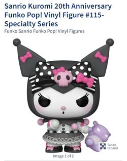 🎀 Sanrio Kuromi 20th Anniversary Funko Pop! #115 (Specialty Series)