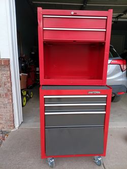 Pair Of Red Tool Boxes