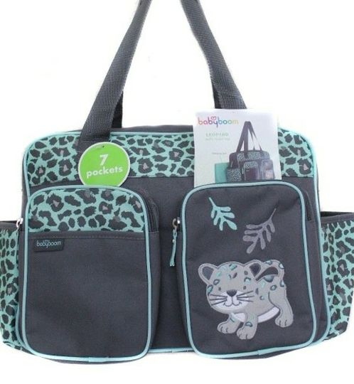 Used Diaper Bag Babyboom Leopard Print