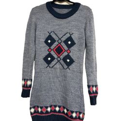 Wool Midi knit Sweater dress