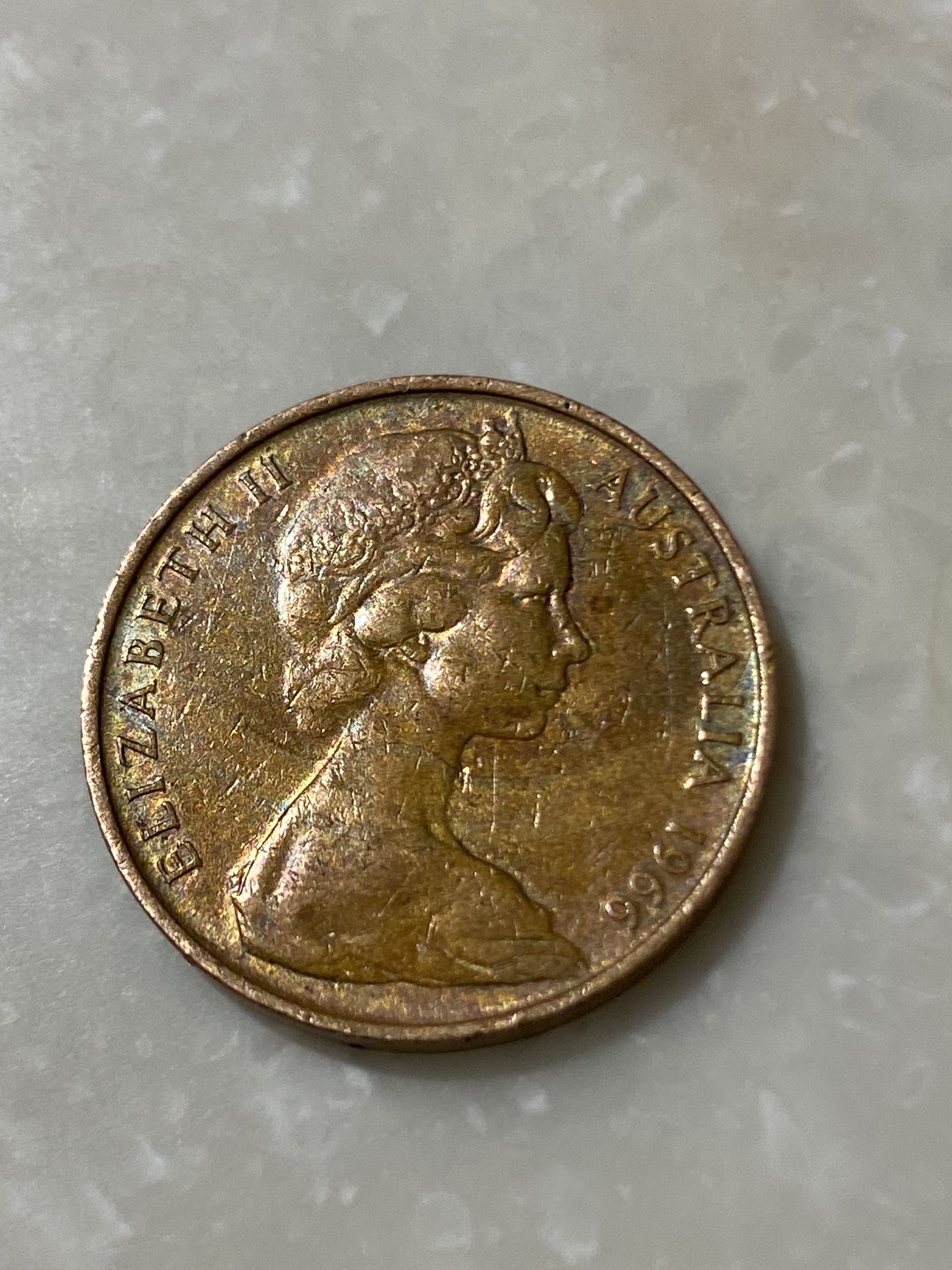 1966 Australian 2 Cent