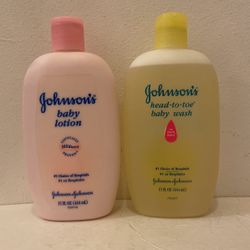 Johnson’s Baby Lotion & Head-to-Toe Baby Wash Combo Set