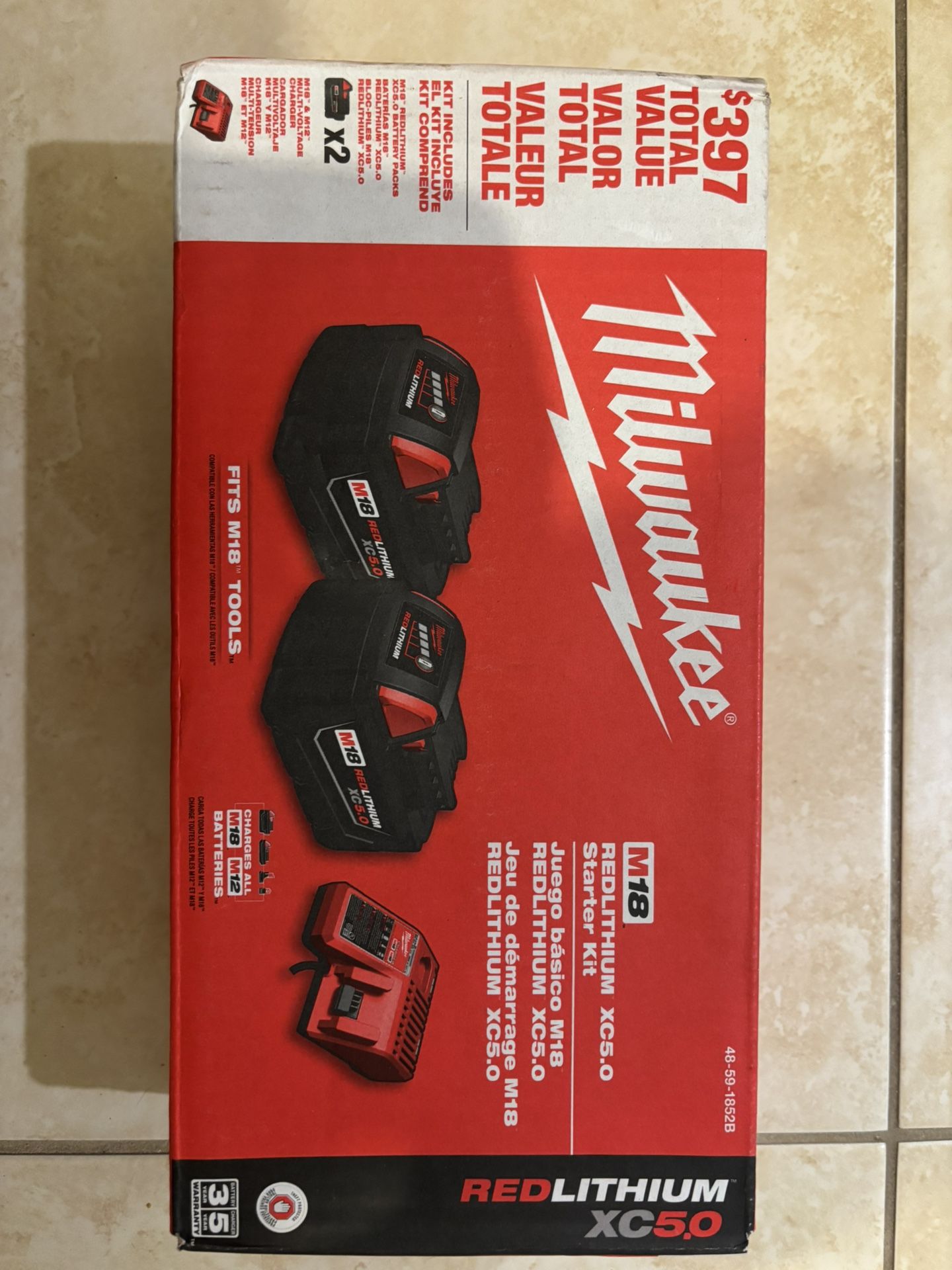 Brand New - Milwaukee Batteries