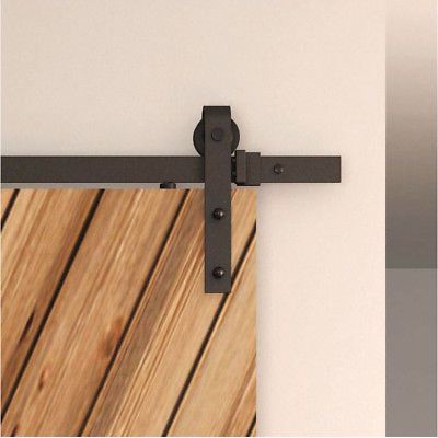 Everbilt 72" Dark Rubbed Bronze Sliding Door Hardware for ...