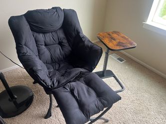 Accent Lounge Chair + Adjustable End Table