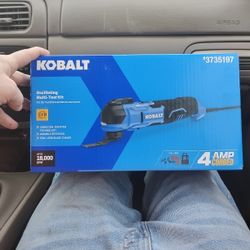 Kobalt Oscillating Multi Tool/ Kit With Bag + Blades 