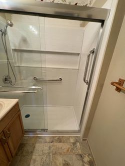 Tub to shower 2 days. Low cost
