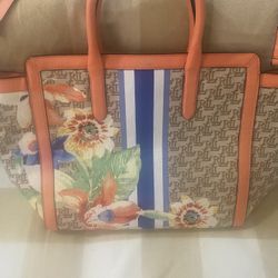 Large floral Ralph Lauren tote Purse! 