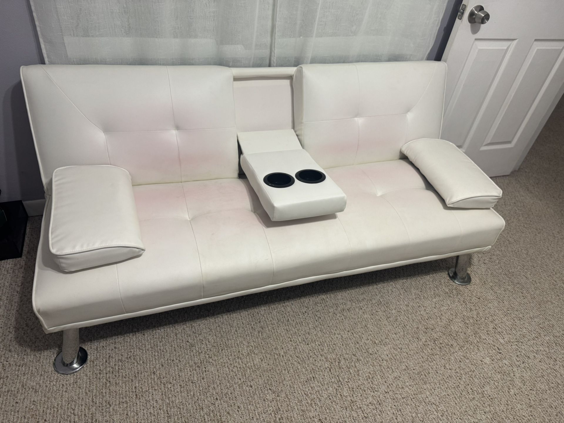 White Sofa Bed futon