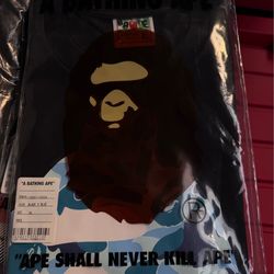 Bape blue camo tees XL