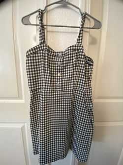 Black & White Plaid Dress 