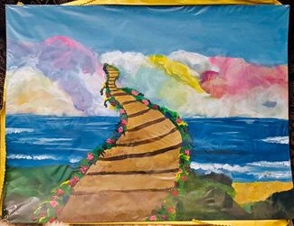 Original Landscape Painting- Stairway to Heaven