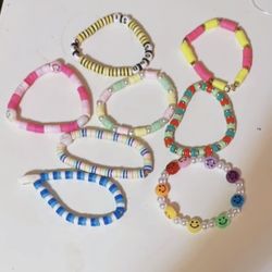 Clay Beaded Bracelets! 