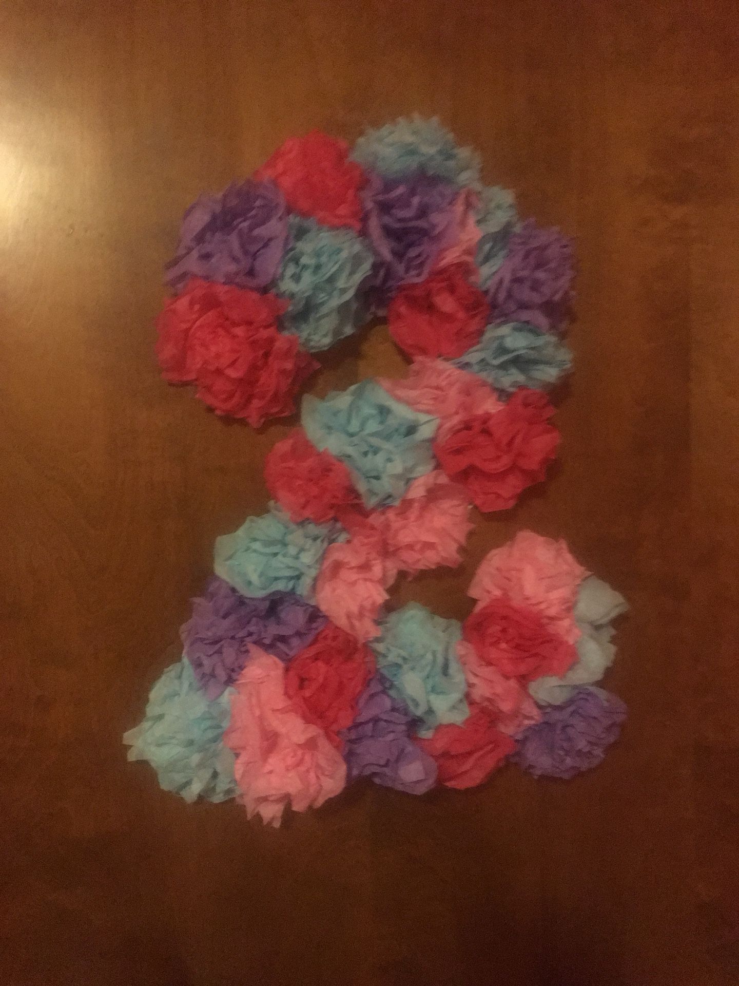 Tissue paper flower 2 party prop or room decor