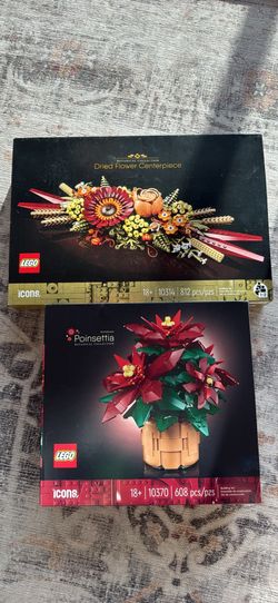 New unopened Lego flowers