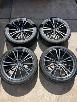 Set of Scion Fr-S 17in wheels 5x100 pattern tires 215/45r17 fit frs Toyota 86 Subaru Brz etc