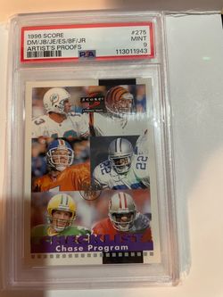 1996 Score Artist's Proofs #275 Checklist PSA 9 Mint