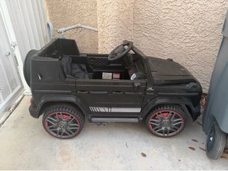Licensed Mercedes-Benz AMG G63 S306 12V Kids Ride On Car G Wagon Black