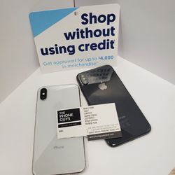 Apple iPhone X - $1 DOWN TODAY, NO CREDIT NEEDED