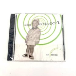 New Sealed Jim Robinson Times Change. Great Music Doesn't CD
