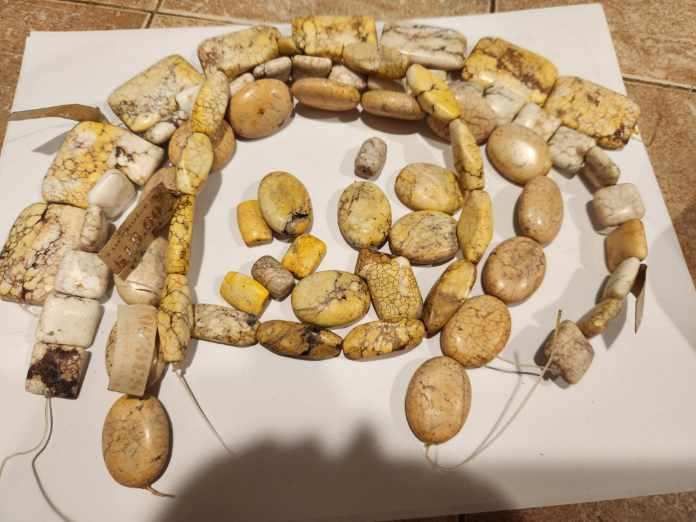 White Buffalo Turquoise Beads