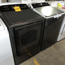 Samsung Black Washer And Dryer Set