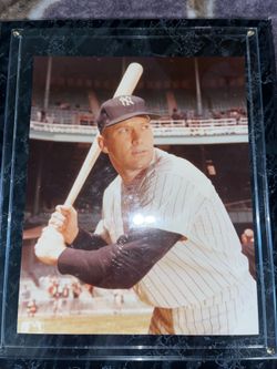 New York Yankees Baseball Player Framed Photo