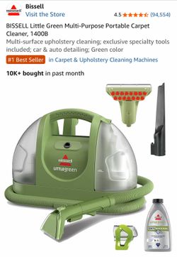 Brand New BISSELL Little Green Multi-Purpose Portable Carpet Cleaner (Model 1400B) – Unopened / Sealed Box