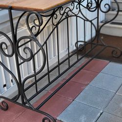 Wrought Iron Console Table
