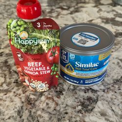 Free Unopened Similac Baby Formula And Baby Food Pouch
