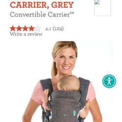 Infantino FLIP 4-IN-1 CONVERTIBLE CARRIER, GREY
