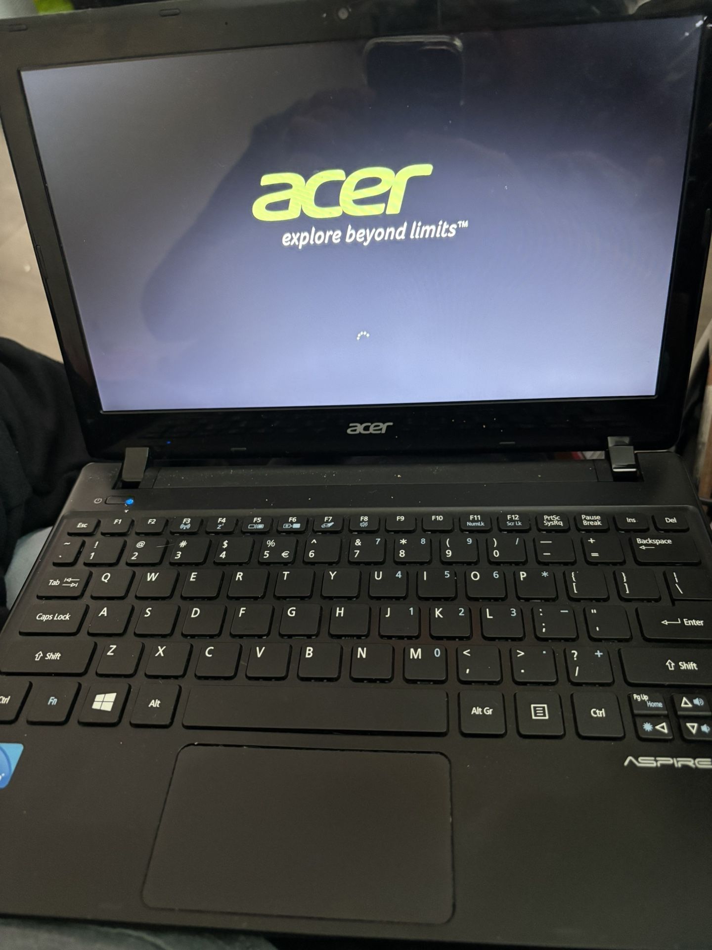 Aspire On Laptop