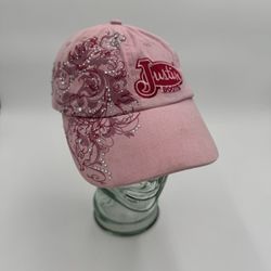Justin Boots Pink Y2K Baseball Cap 