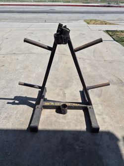 Olympic weight stand tree golds gym black exersice gym equipment