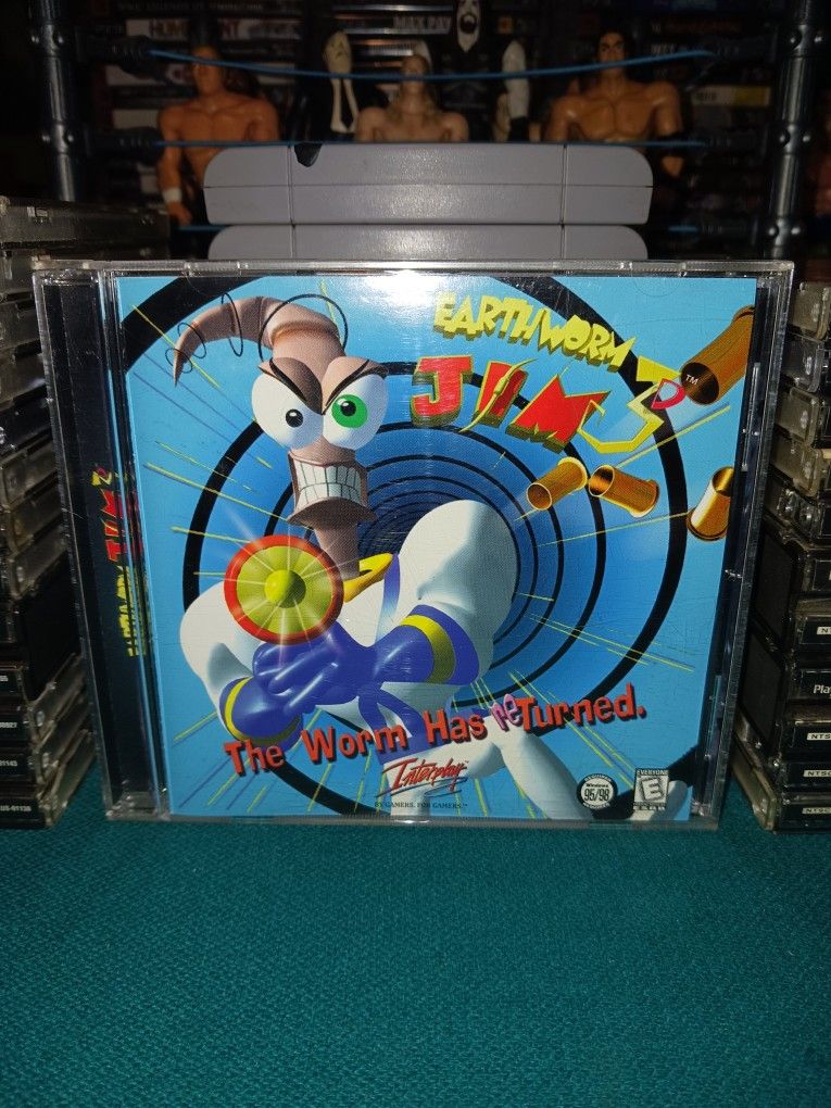 PC Earth Worm Jim 3 (Vintage 1999 CD Rom )