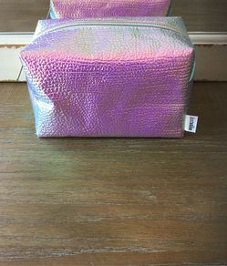 Holographic make up bag very cute