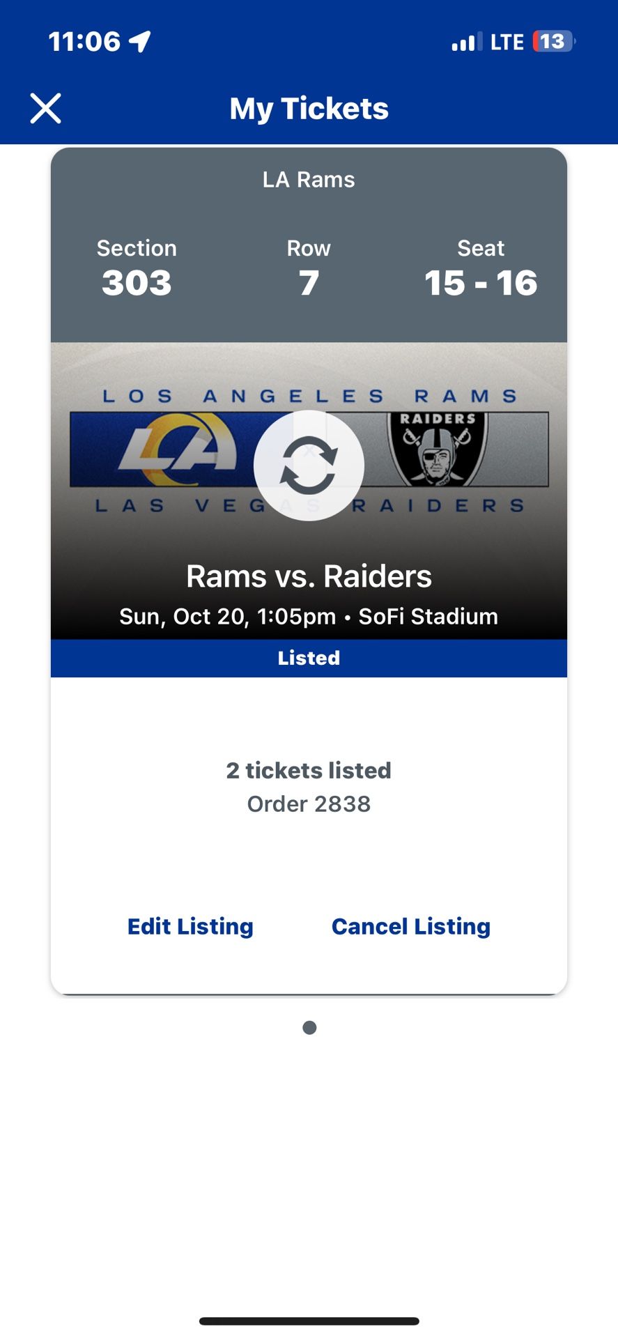 Rams vs Raiders