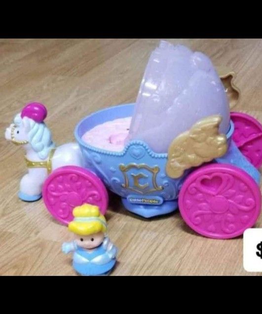 Fisher Price Cinderella Carriage With Character