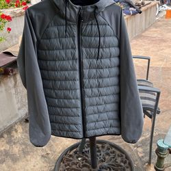 Grey Large Jogging Puffer