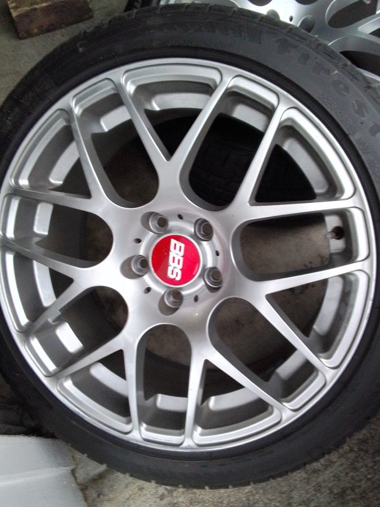 18inch 5x114 BBS STYLE wheels Staggered Setup