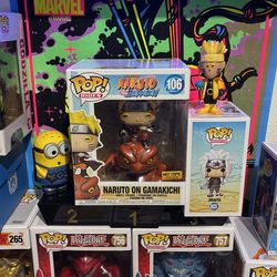 Naruto On Gamakichi Funko Pop