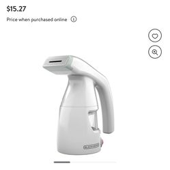 Black + Decker Steamer 