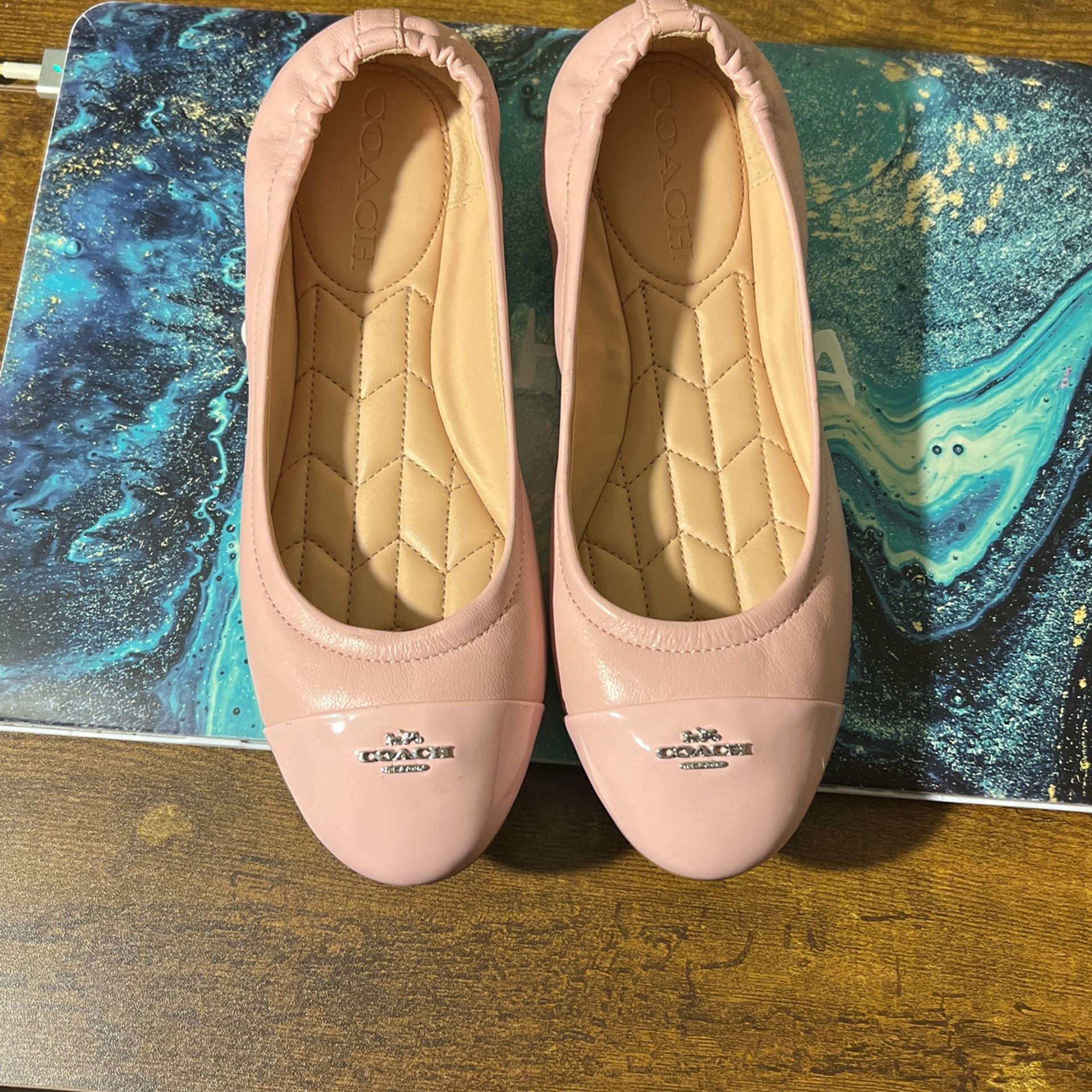 Coach Leather Flats