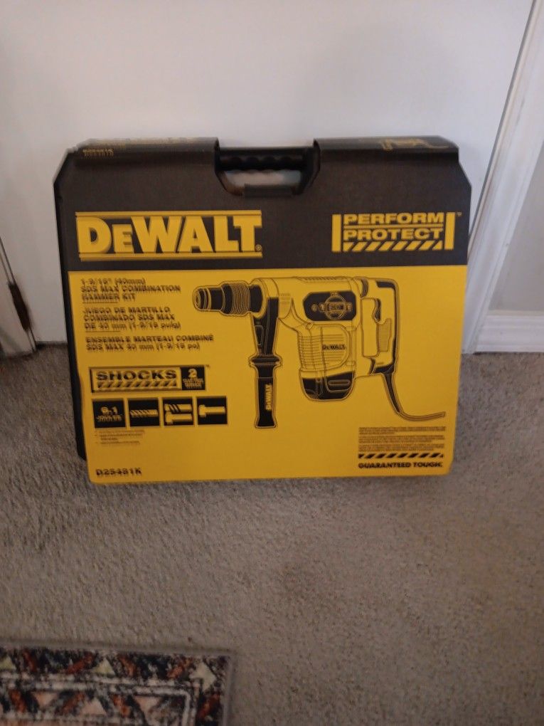 DeWALT D25481K SDS MAX COMBINATION HAMMER KIT