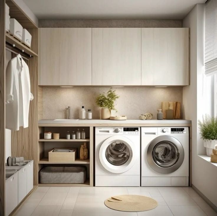 Custom Laundry Cabinets
