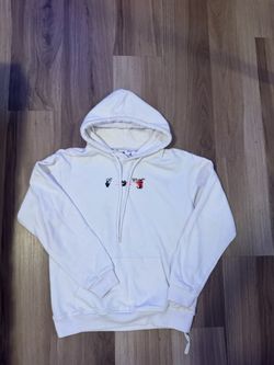 Off-White White Pullover Hoodie – Size S